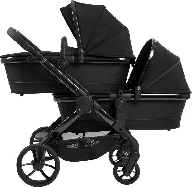 iCandy Peach Cerium Twin Carrycot Side